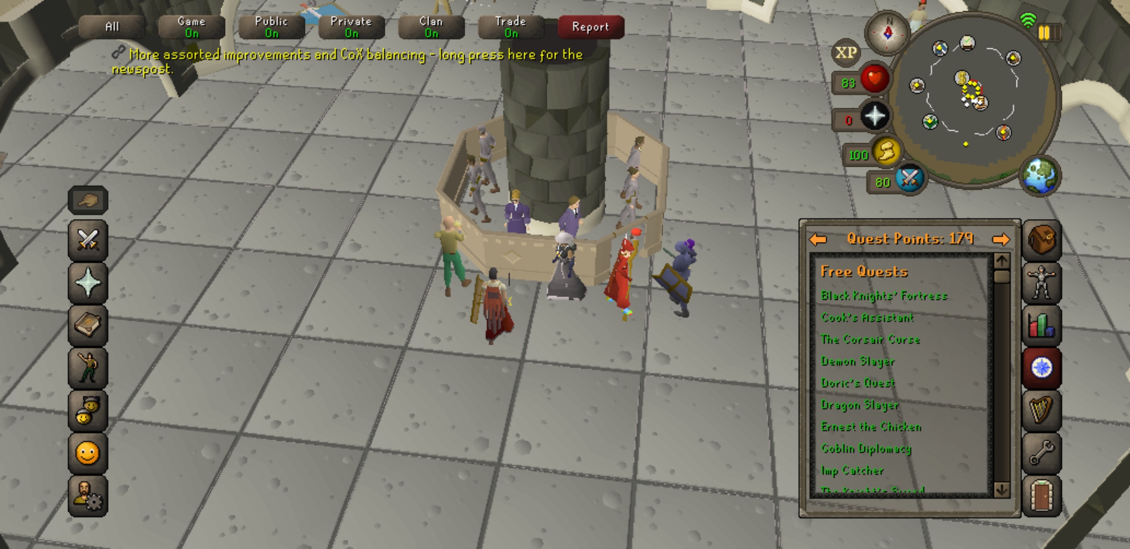 Buy RuneScape OSRS Accounts Zerker high stats. 179 qp. Full void. (PC